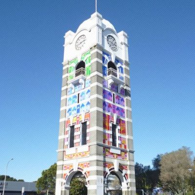 Odic Time Piece Clock Tower Installation